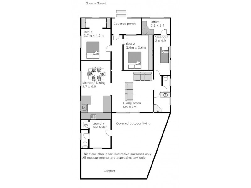 57 Groom Street, Kyogle NSW 2474 Floorplan