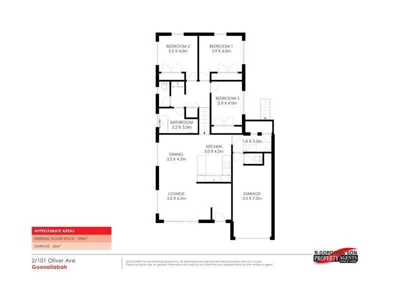 2/101 Oliver Ave, Goonellabah NSW 2480 Floorplan
