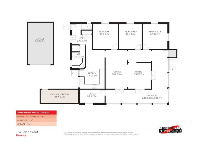 134 Union Street, South Lismore NSW 2480 Floorplan