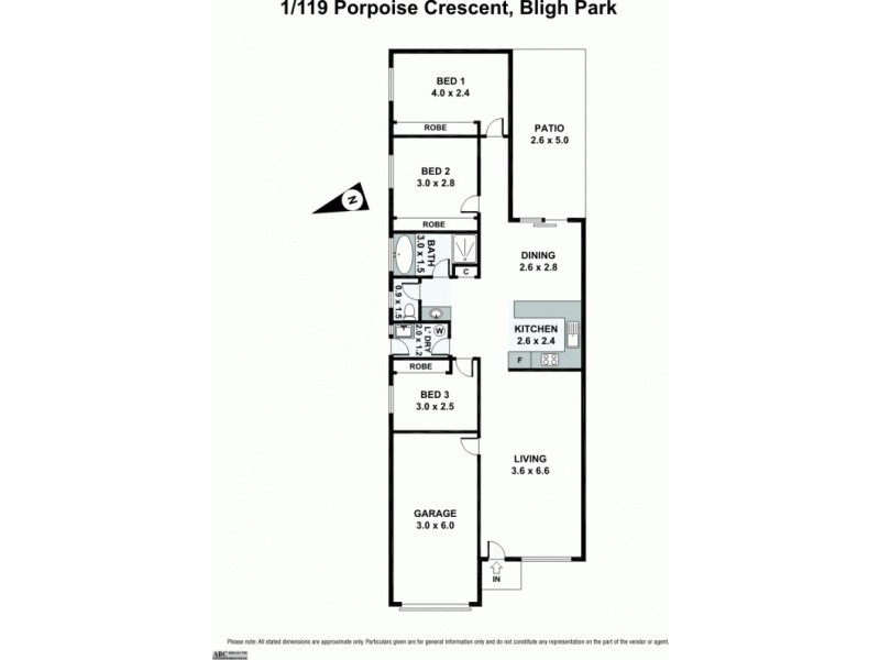 1/119 Porpoise Crescent, Bligh Park NSW 2756 Floorplan