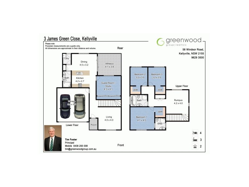 3 James Green Close (off Burns Road), Kellyville NSW 2155 Floorplan