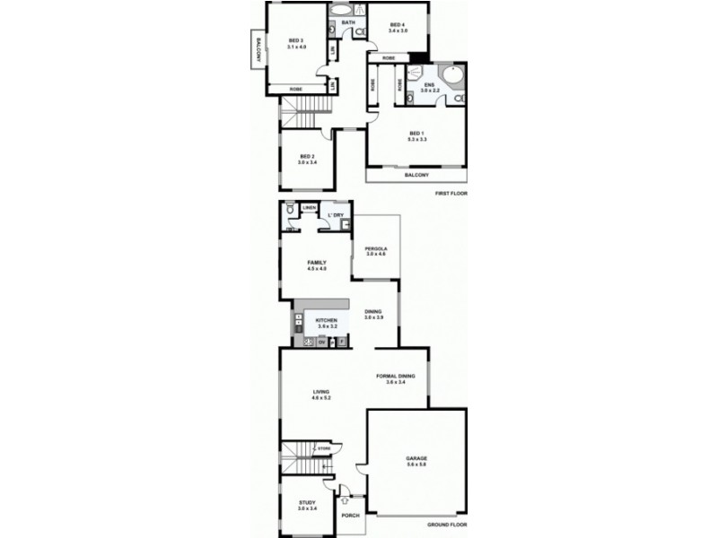 55 Kenford Circuit, Stanhope Gardens NSW 2768 Floorplan