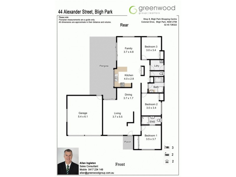 44 Alexander Street, Bligh Park NSW 2756 Floorplan