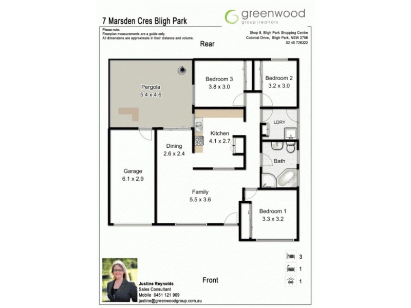 7 Marsden Cres, Bligh Park NSW 2756 Floorplan