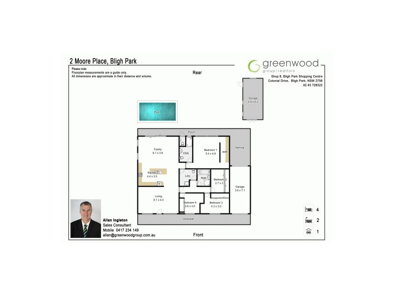 2 Moore Place, Bligh Park NSW 2756 Floorplan