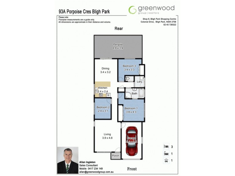 93A Porpoise Crescent, Bligh Park NSW 2756 Floorplan