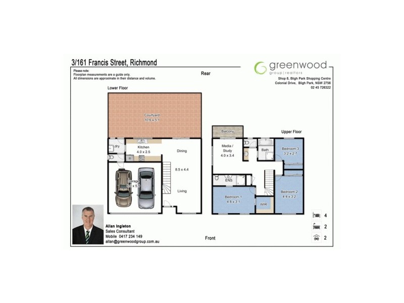3/161 Francis Street, Richmond NSW 2753 Floorplan