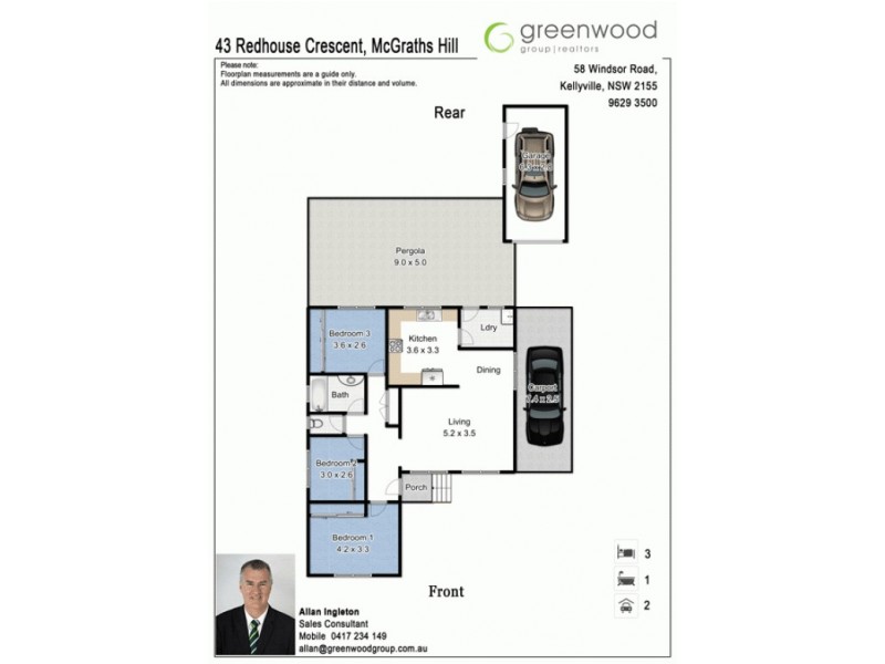 43 Red House Crescent, Mcgraths Hill NSW 2756 Floorplan