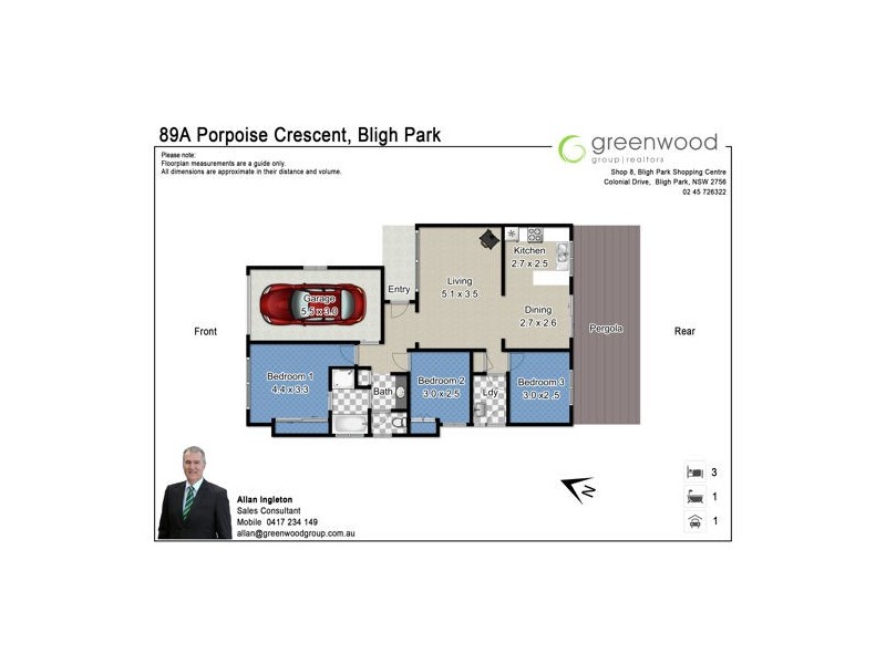 89A Porpoise Crescent, Bligh Park NSW 2756 Floorplan