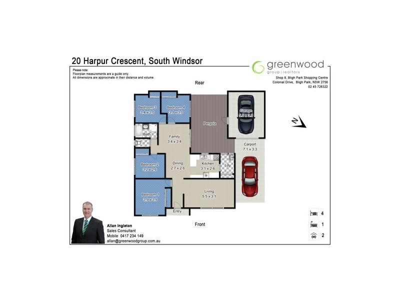 20 Harpur Crescent, South Windsor NSW 2756 Floorplan