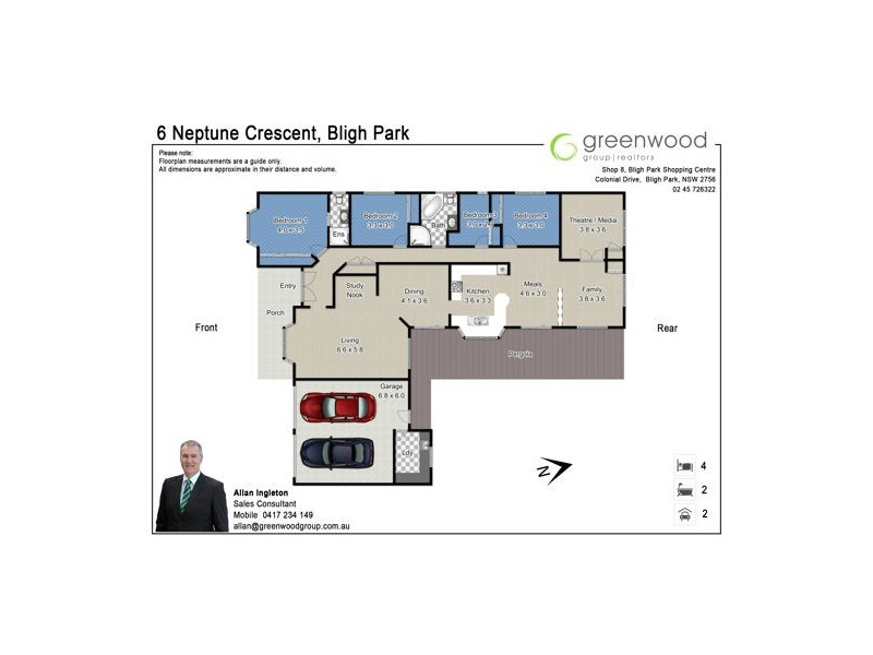 6 Neptune Crescent, Bligh Park NSW 2756 Floorplan