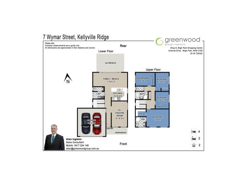 7 Wymar Street, Kellyville Ridge NSW 2155 Floorplan
