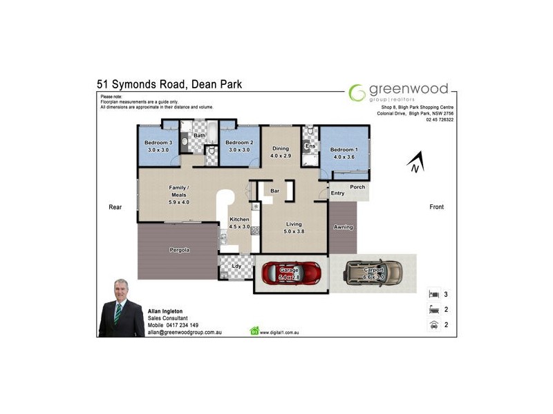 51 Symonds Road, Dean Park NSW 2761 Floorplan