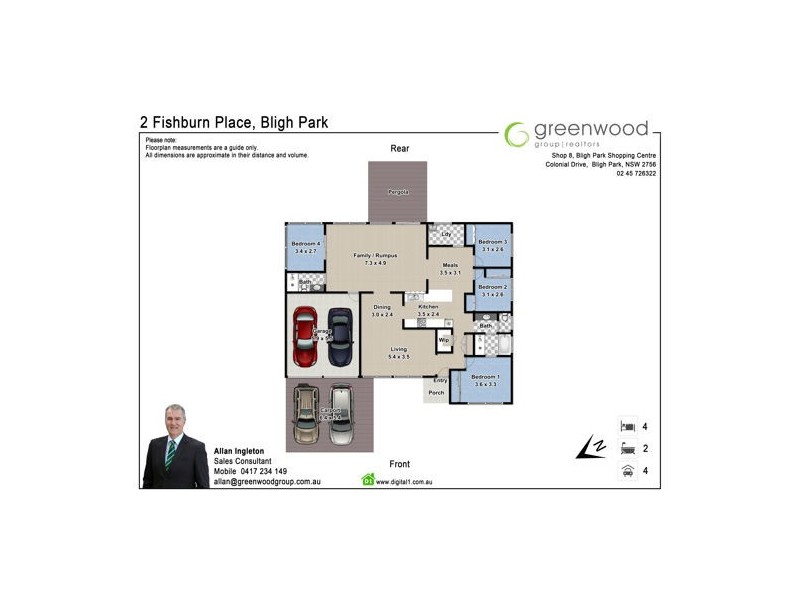 2 Fishburn Place, Bligh Park NSW 2756 Floorplan