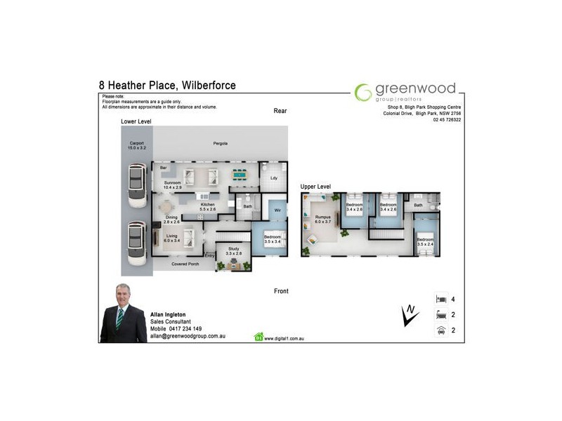 8 Heather Place, Wilberforce NSW 2756 Floorplan