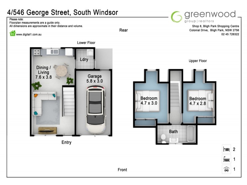 4/546 George Street, South Windsor NSW 2756 Floorplan