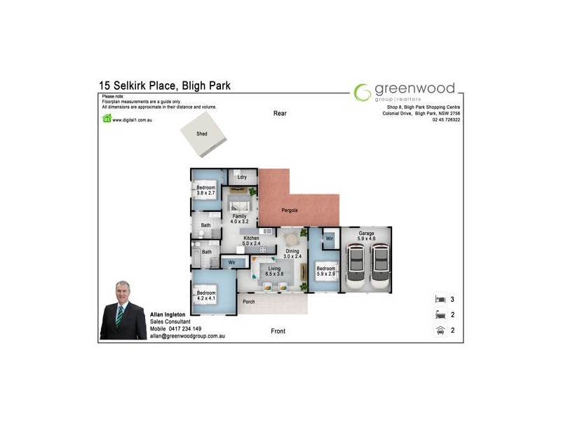15 Selkirk Place, Bligh Park NSW 2756 Floorplan