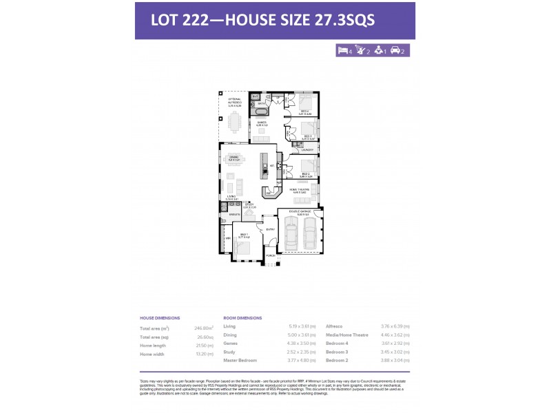 42 Hartigan Avenue, Kellyville NSW 2155 Floorplan