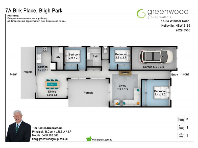 7A Birk Place, Bligh Park NSW 2756 Floorplan