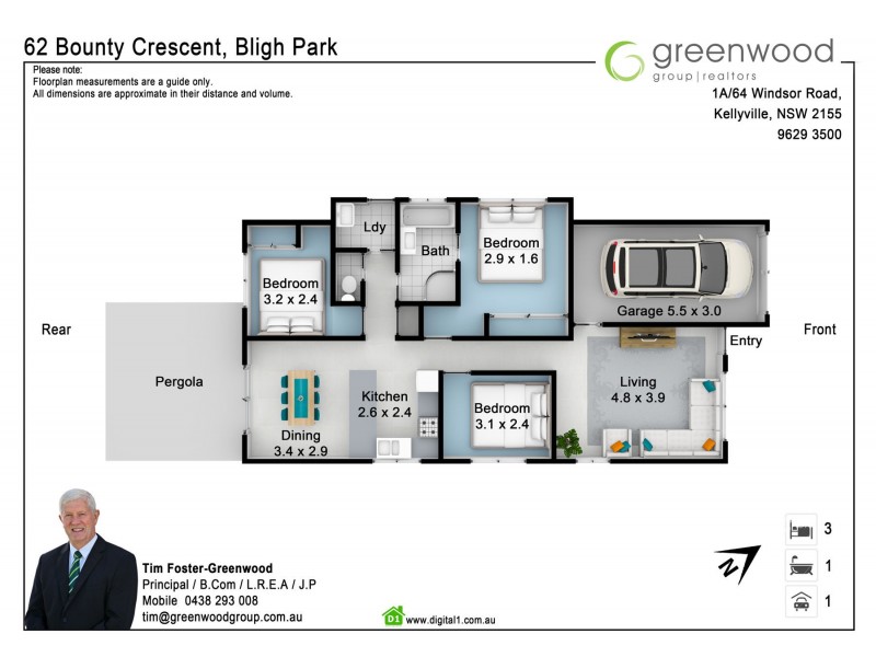 62 Bounty Crescent, Bligh Park NSW 2756 Floorplan
