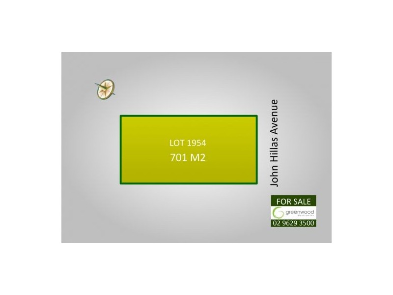 Lot 1954 John Hillas Avenue, Kellyville NSW 2155