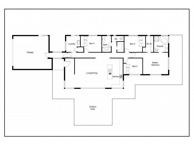 Peeramon QLD 4885 Floorplan