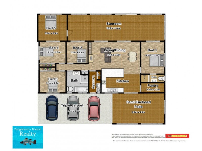 57 Denny Road, Yungaburra QLD 4884 Floorplan