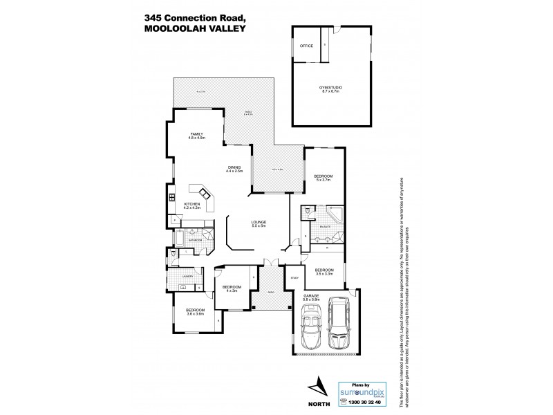 345 Connection Road, Mooloolah Valley QLD 4553 Floorplan