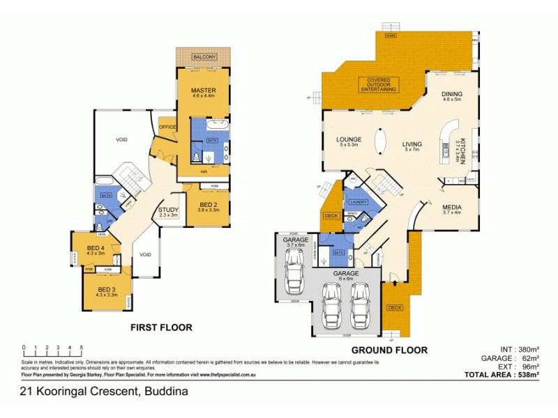 21 Kooringal Crescent, Buddina QLD 4575 Floorplan