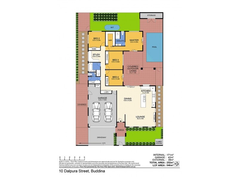 10 Dalpura Street, Buddina QLD 4575 Floorplan