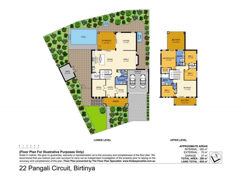 22 Pangali Circuit, Birtinya QLD 4575 Floorplan