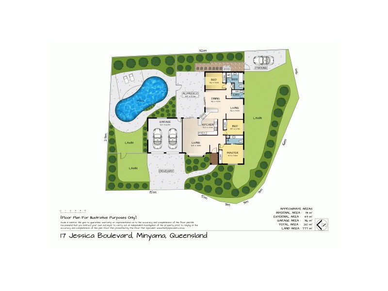 17 Jessica Boulevard, Minyama QLD 4575 Floorplan