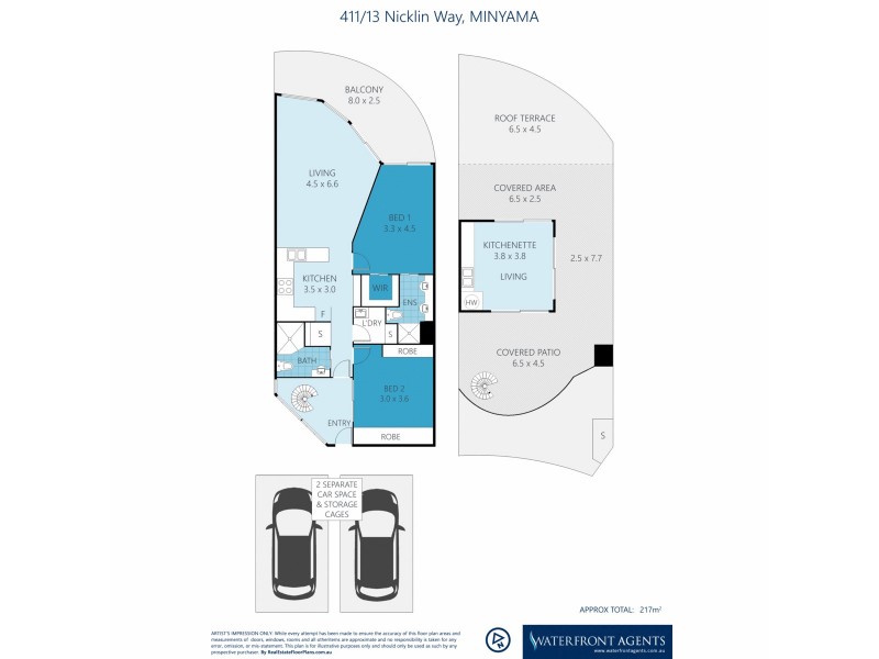 411/13 Nicklin Way, Minyama QLD 4575 Floorplan