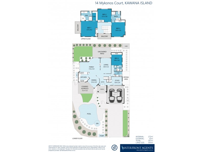 14 Mykonos Court, Kawana Island QLD 4575 Floorplan