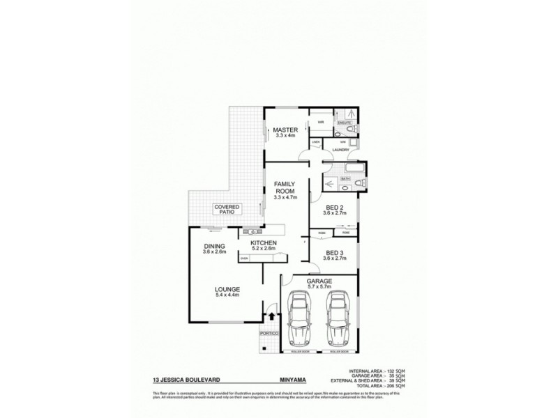 13 Jessica Boulevard, Minyama QLD 4575 Floorplan