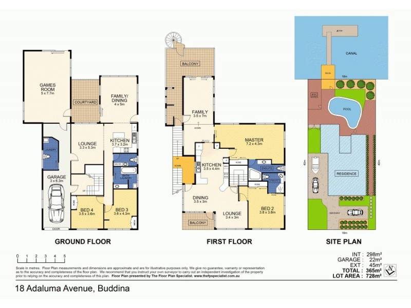 18 Adaluma Avenue, Buddina QLD 4575 Floorplan