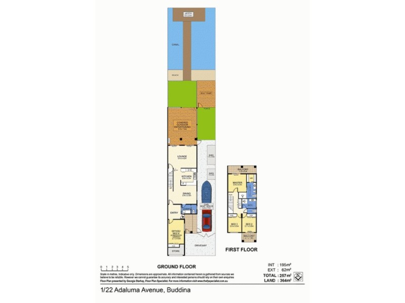 1/22 Adaluma Avenue, Buddina QLD 4575 Floorplan
