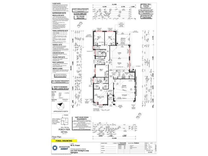 28 Verdigris Loop, Eglinton WA 6034 Floorplan