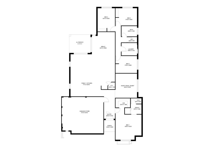 37 Goundrey Drive, Pearsall WA 6065 Floorplan