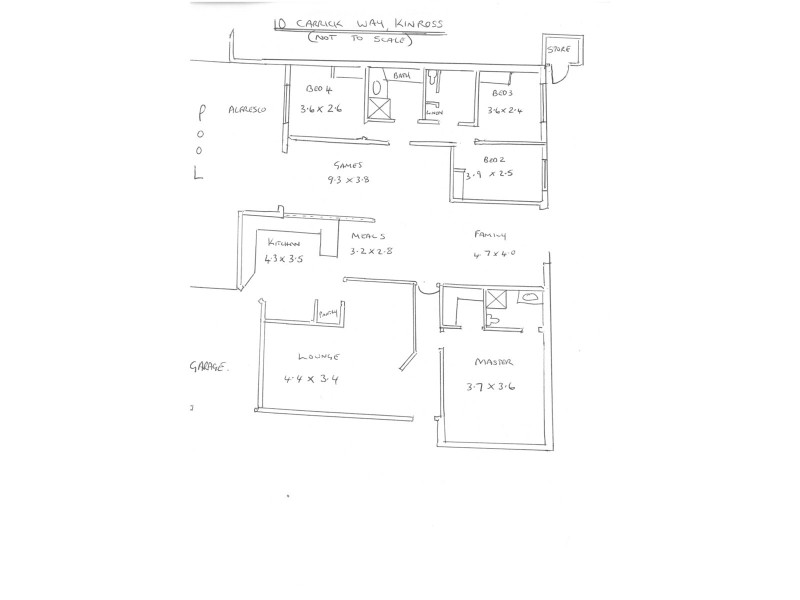 10 Carrick Way, Kinross WA 6028 Floorplan
