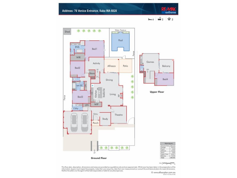 76 Venice Entrance, Iluka WA 6028 Floorplan