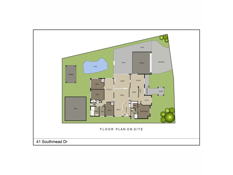 41 Southmead Drive, Landsdale WA 6065 Floorplan