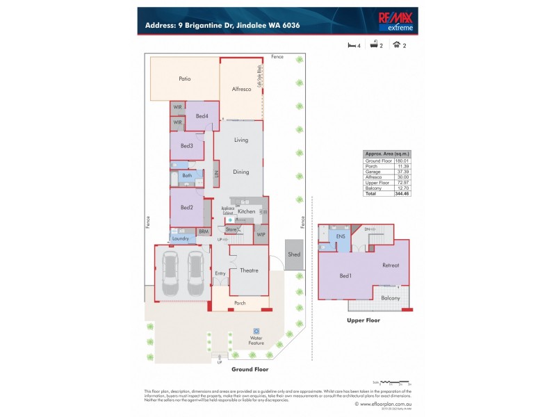 9 Brigantine Drive, Jindalee WA 6036 Floorplan