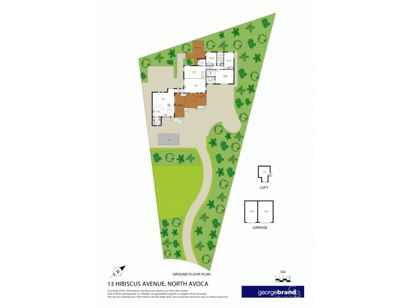 13 Hibiscus Avenue, North Avoca NSW 2260 Floorplan