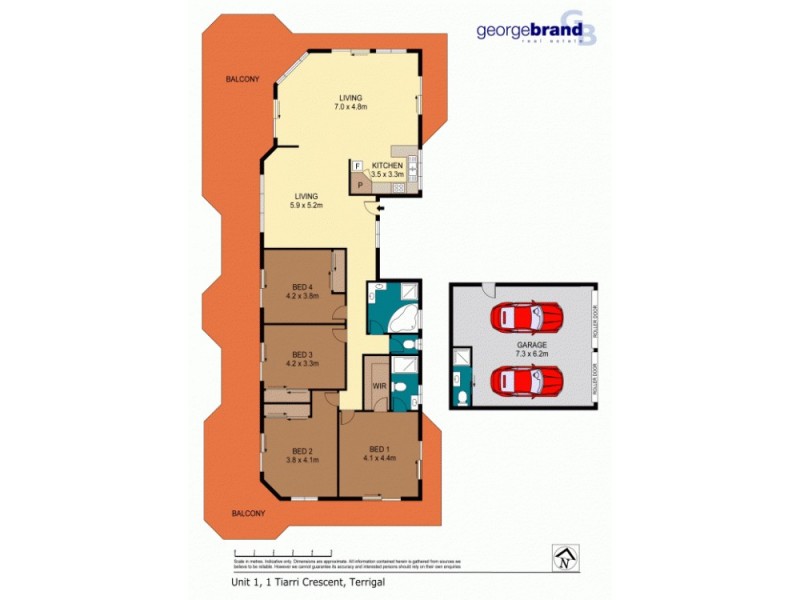 1 Tiarri Crescent, Terrigal NSW 2260 Floorplan