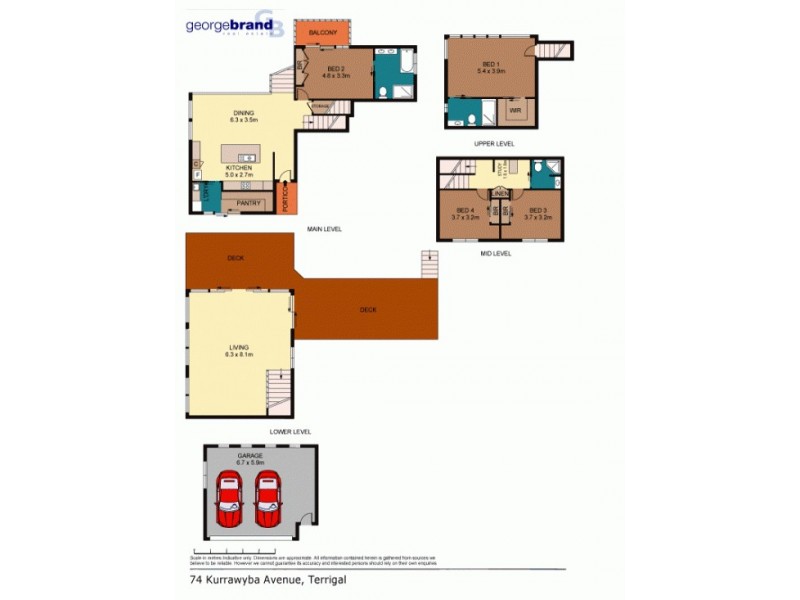 74 Kurrawyba Avenue, Terrigal NSW 2260 Floorplan