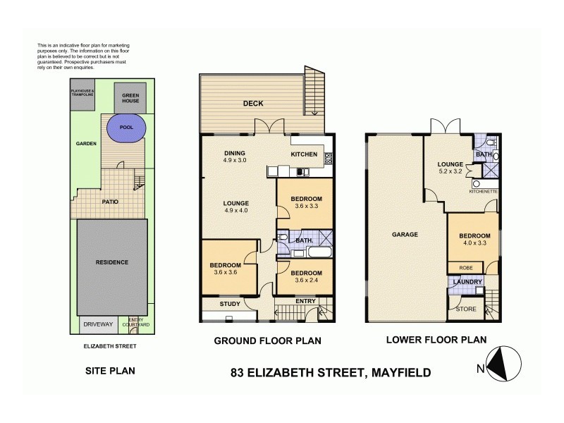 83 Elizabeth Street, Mayfield NSW 2304 Floorplan