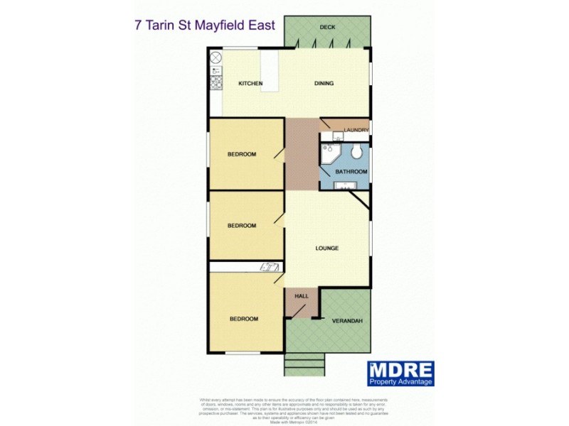 7 Tarin Street, Mayfield NSW 2304 Floorplan