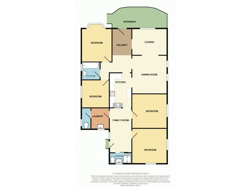 11 Vickers Street, Mayfield West NSW 2304 Floorplan