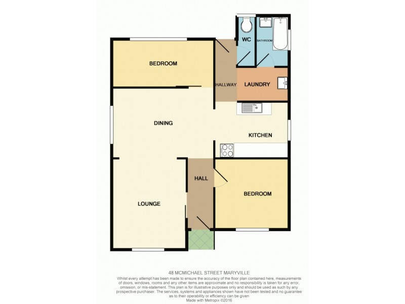 48 McMichael Street, Maryville NSW 2293 Floorplan